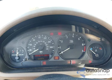 1998 BMW Z3 2.8 из США, поврежденный, VIN 4USCJ3326WLC10874